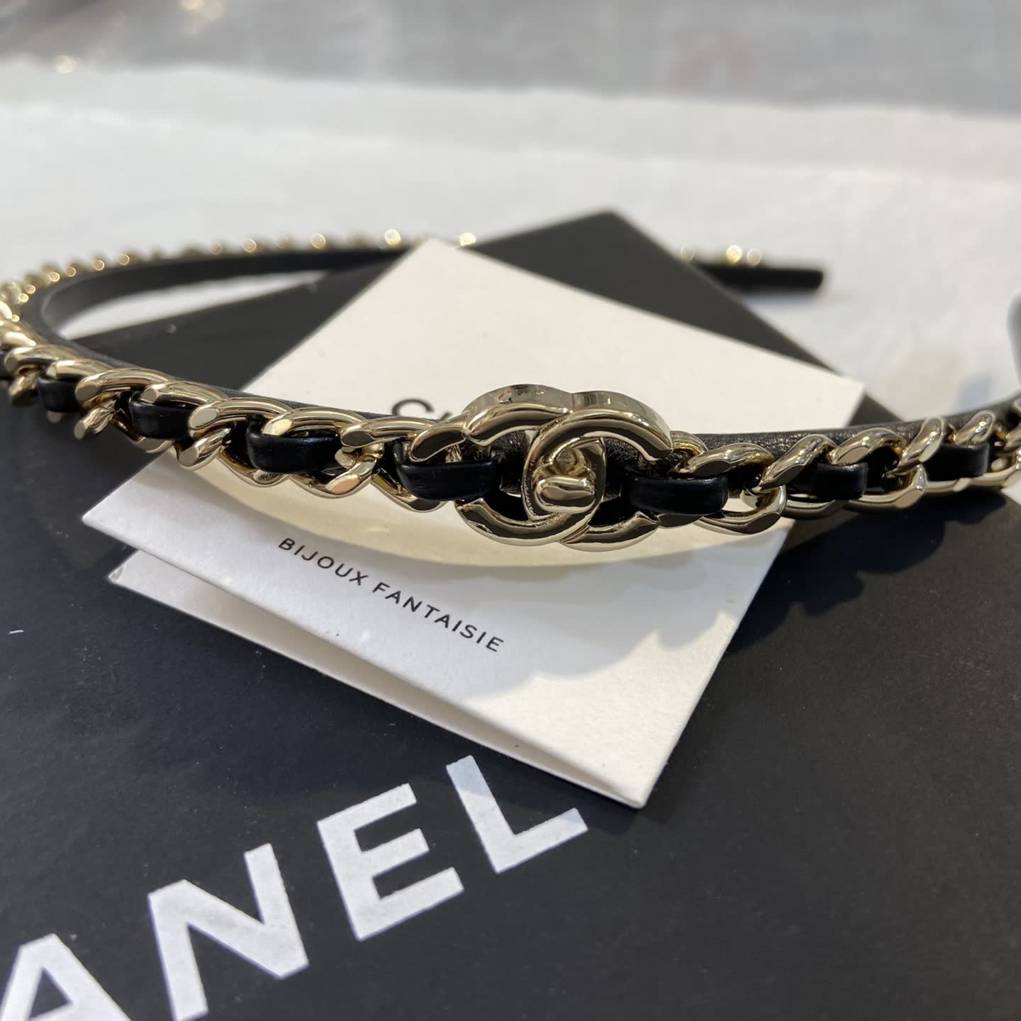 Chanel Chain Link Headband